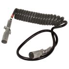 Trailer Connector Coiled Cables / Cords Assy - H/D Truck Coiled Non ABS Trailer (Standard) Phillips Industries