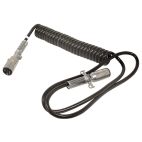Trailer Connector Coiled Cables / Cords Assy - H/D Truck Coiled Non ABS Trailer (Standard) Phillips Industries