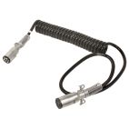 Trailer Connector Coiled Cables / Cords Assy - H/D Truck Coiled Non ABS Trailer (Standard) Phillips Industries