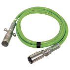 Trailer Connector Coiled Cables / Cords Assy - H/D Truck Straight ABS Trailer(s) (Green) Phillips Industries