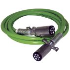 Trailer Connector Coiled Cables / Cords Assy - H/D Truck Straight Non ABS Trailer (Standard) Phillips Industries