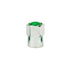 Plastic Chrome Nitrogen Valve Cap (100 Pack)