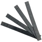 Plombco StickPro Value Line Black Steel 1/4 oz Stick-On Adhesive Tape Wheel Weight