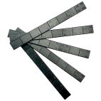 Plombco StickPro Value Line Black Steel 1/2 oz Stick-On Adhesive Tape Wheel Weight