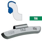 Plombco TAL-Style Coated Zinc Clip-On Wheel Weights - Choose Size