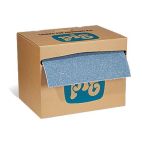 Pig Blue Absorbent Mat Roll in Dispenser Box