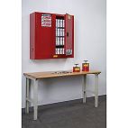 Justrite Aerosol Can Wall-Mount Safety Cabinet