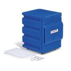 Justrite� Countertop Polyethylene Corrosives Cabinet