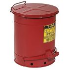 Steel Self-Closing Oily Waste Can