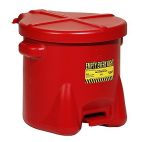 Poly Self-Closing Oily Waste Can