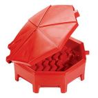 PIG Universal Poly Drum Funnel with Hinged Lid