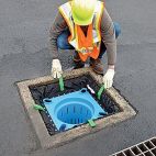 PIG® Oil & Sediment Catch Basin Filtration Insert System - Small