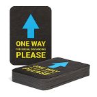 PIG® One-Way Directional Arrow Floor Sign & Marker - Box of 50