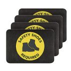 PIG® Safety Shoes Required Safety Message Grippy® Floor Mat
