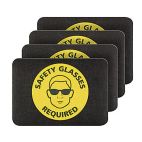 PIG® Safety Glasses Required Safety Message Grippy® Floor Mat