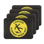PIG® Caution Slippery When Wet Safety Message Grippy® Floor Mat