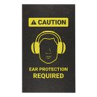 PIG® Ear Protection Required Safety Message Grippy® Floor Mat
