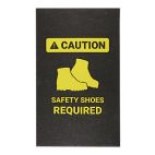 PIG® Safety Shoes Required Safety Message Grippy® Floor Mat