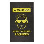 PIG®  Safety Glasses Required Safety Message Grippy® Floor Mat