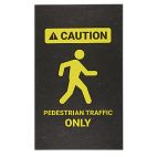 PIG®  Pedestrian Traffic Only Safety Message Grippy® Floor Mat