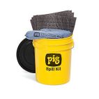 PIG® Spill Kit in 5-Gallon High-Visibility Economy Container