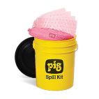 PIG® HazMat Spill Kit in 5-Gallon High-Visibility Economy Container