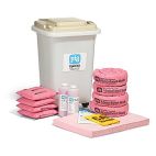 PIG® HazMat Spill Kit in See-Thru Container with Neutralizer