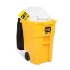 PIG® Oil-Only Spill Kit in High-Visibility Mobile Container