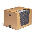 PIG® Gray Ham-O® Absorbent Mat Pad in Dispenser Box