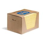 PIG® High-Visibility Absorbent Mat Pad in Dispenser Box
