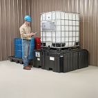 PIG® Poly IBC Tote Spill Containment Pallet