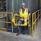 EdgeHalt® Adjustable Ladder Safety Gate