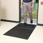 Shoe Disinfectant Mat with Adhesive-Backed Floor Mat