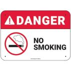 PIG® Danger No Smoking Sign