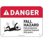 PIG® Fall Hazard Fall Protection Sign