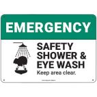 PIG® Safety Shower & Eye Wash Sign
