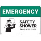 PIG® Safety Shower Sign