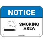 PIG® Notice Smoking Area Sign