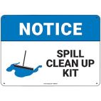 PIG® Notice Spill Clean Up Kit Sign