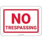 PIG® No Trespassing Sign