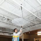 PIG® Spring-Open Roof Leak Diverter Tarp Kit