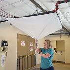 PIG® Umbrella-Style Roof Leak Diverter Tarp Kit