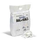 WorkWipes® Reclaimed White T-Shirt in Bag