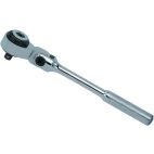 Ratchet 1/4 in. Drive Full Polish Flex-Head