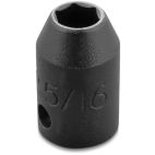 Socket 6 Impact 9/16"  Drive Impact Socket