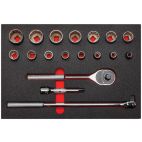SKT 1/2DR 12P FOAM