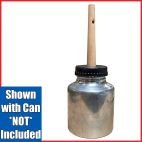 Rema 6021 Replacement Lid & Brush Assembly for 6020 Aluminum 1-Quart Cement Dispenser Can