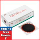 Rema Round Red Feather Edge Vulcanizing Tube Patch Repair - Choose Size