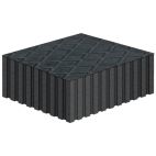 Lift - Roller Jack Adapter 4 3/4" x 6 5/15" x 3" Height Rubber