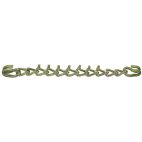 Tire Chain Cross Chains w/ End Hooks 8 mm Alloy Stud With V-Bar